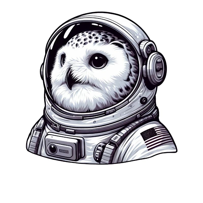 Harfang des neiges astronaute aventure spatiale