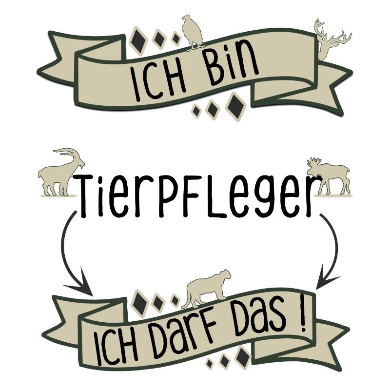 Lustiger Tierpfleger Spruch - ich darf das!