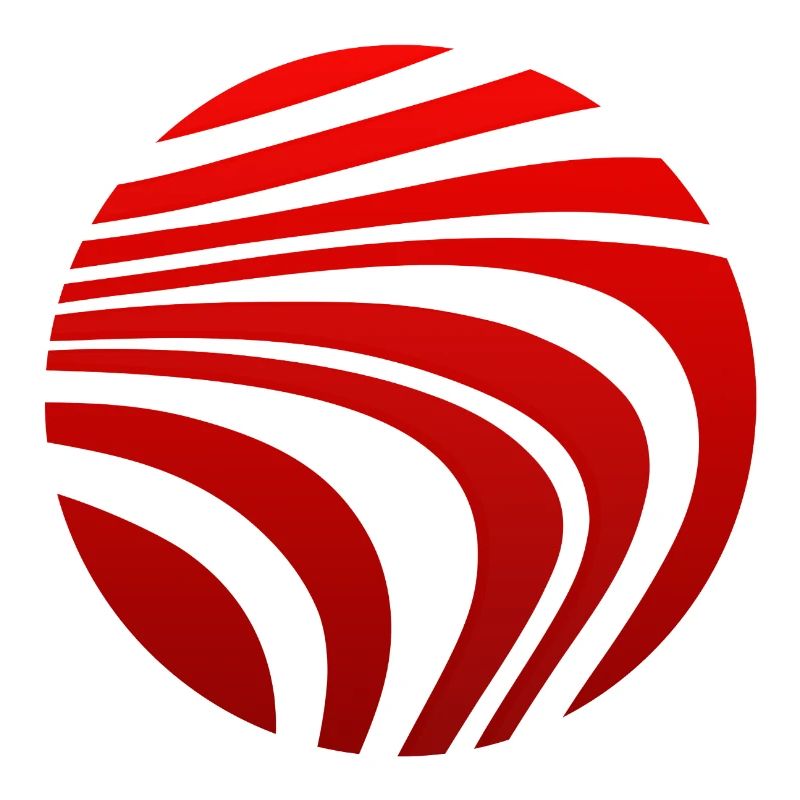 Psychedelic Pattern Red Gradient