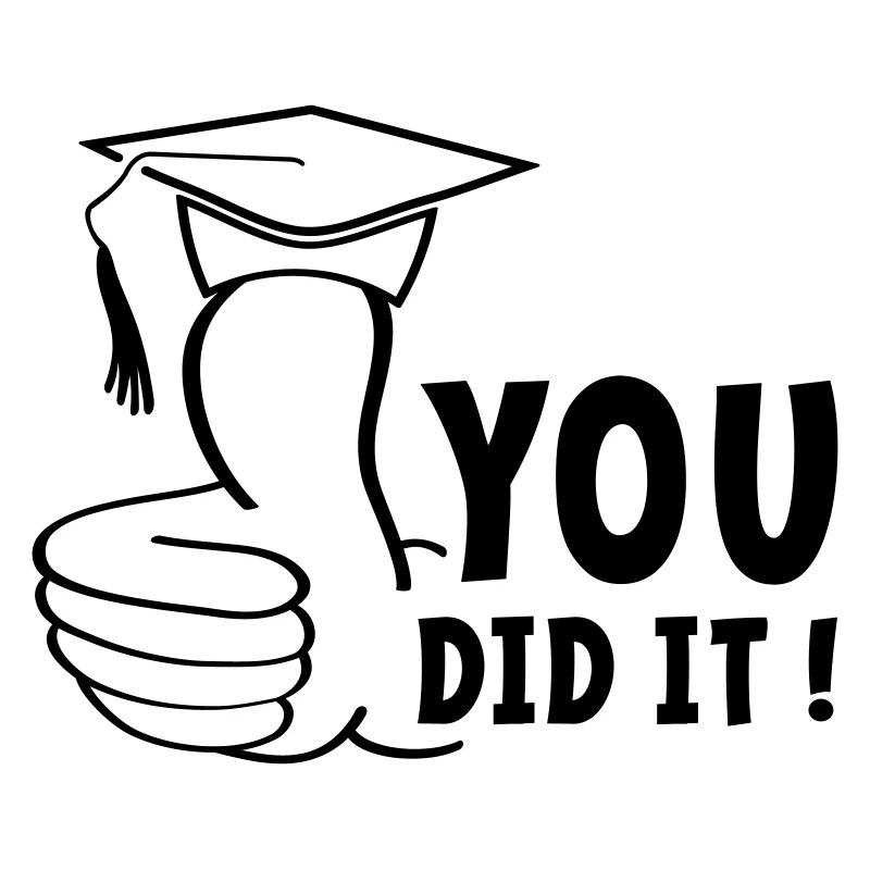 You either passed or you passed it, diploma.
