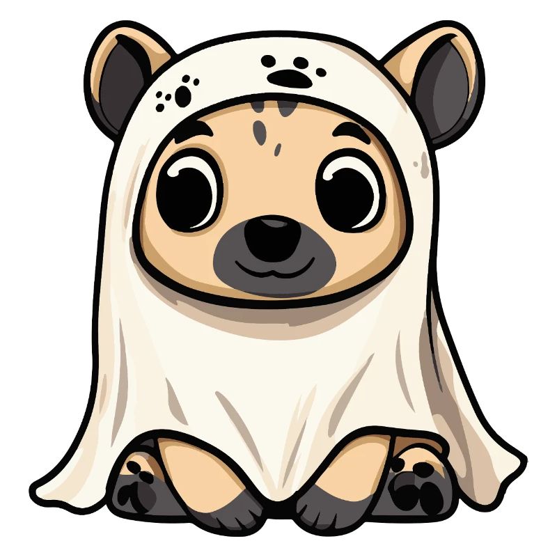 Hyäne Halloween Geist