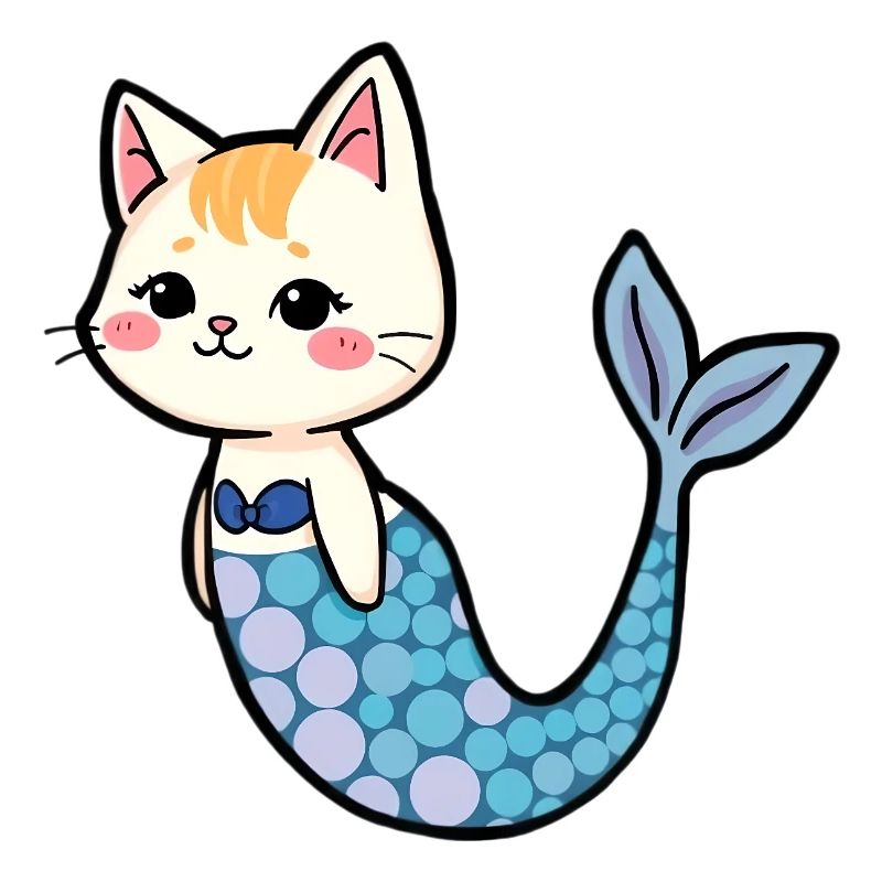 Chat comme sirène