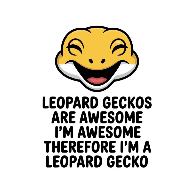 Joyful Leopardgecko Laughs Mascot