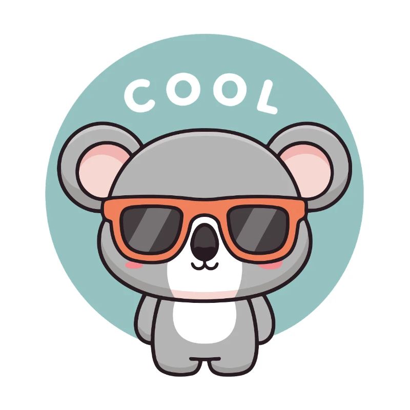 Koala Coole Bunte Gläser