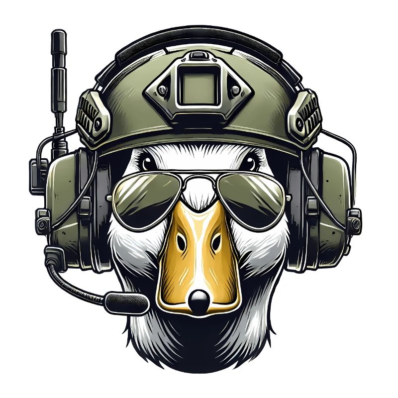 Tactical Duck with Headset