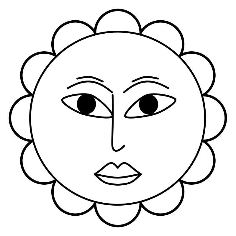 Schlichte Blume