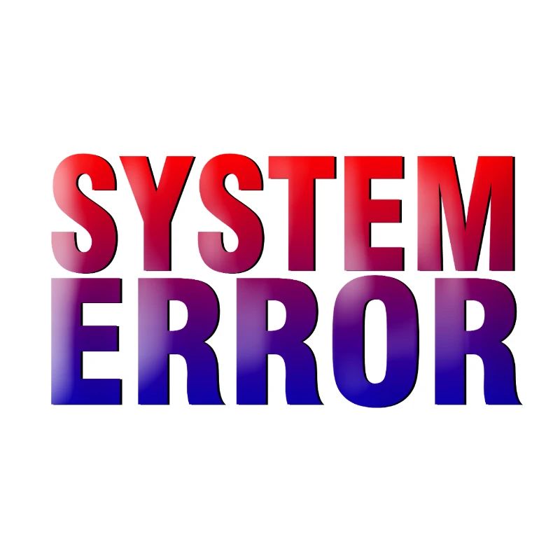 Systemfehler Gradient Typo