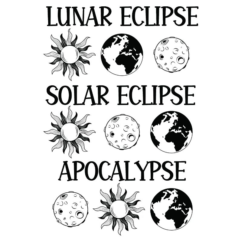 Éclipse lunaire Éclipse solaire Apocalypse