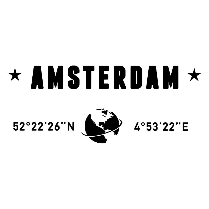 Amsterdam Netherlands Coordinates Gps Globe
