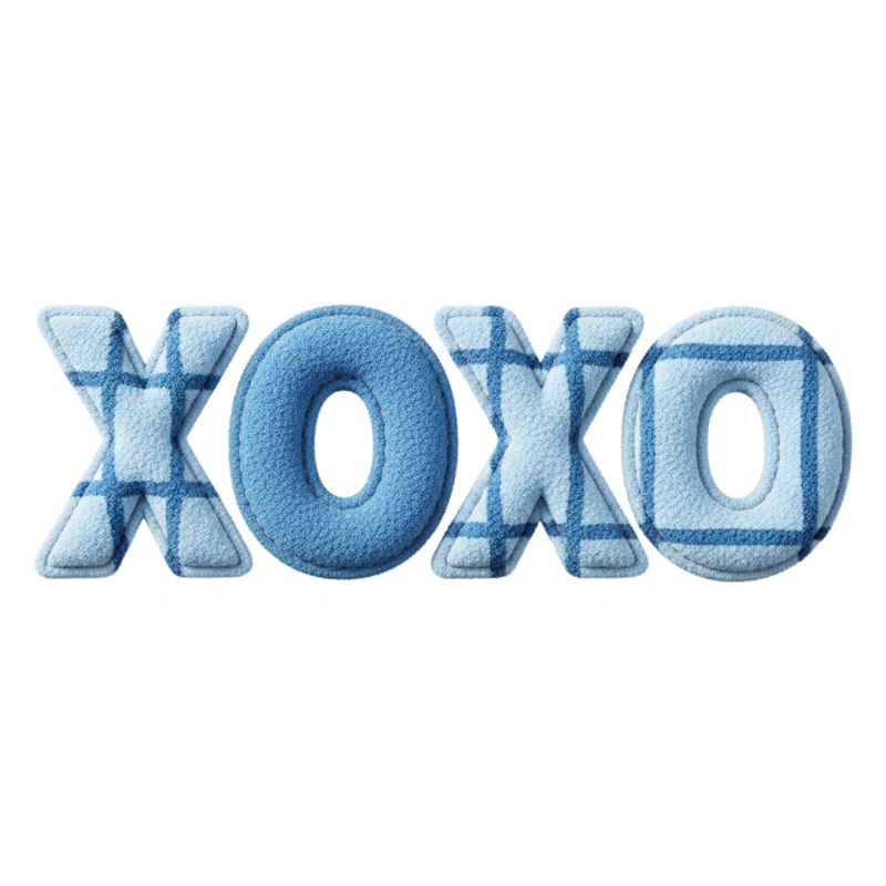 XOXO Patchwork Look mit Stoff Optik