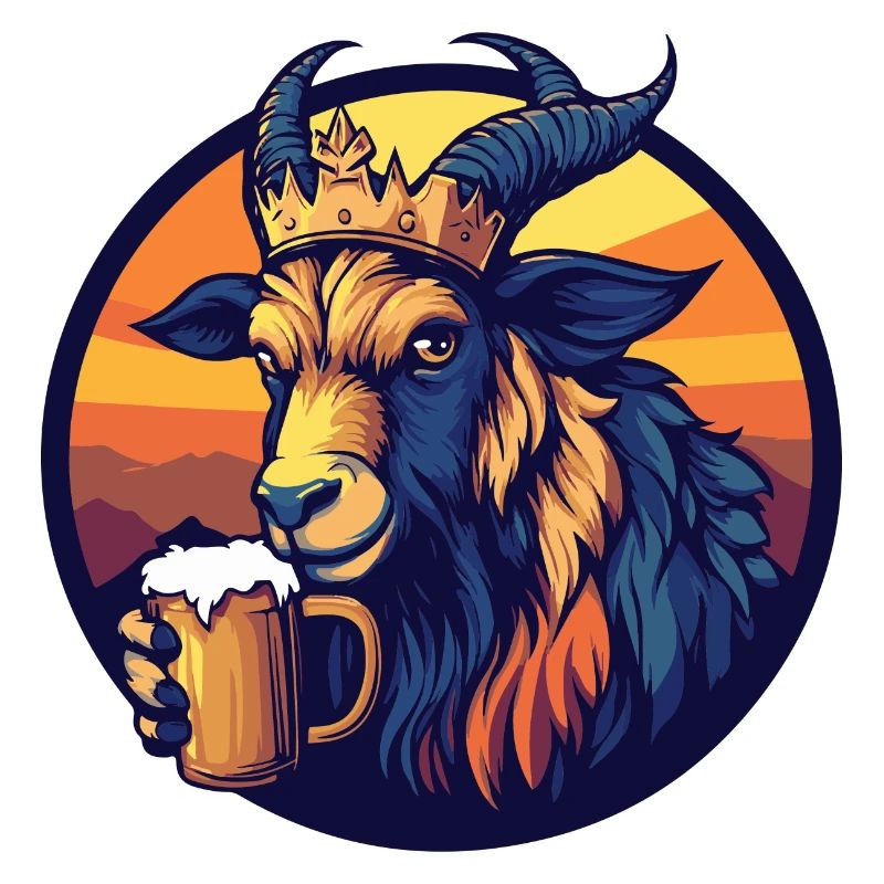 Bergziege Bier Comic