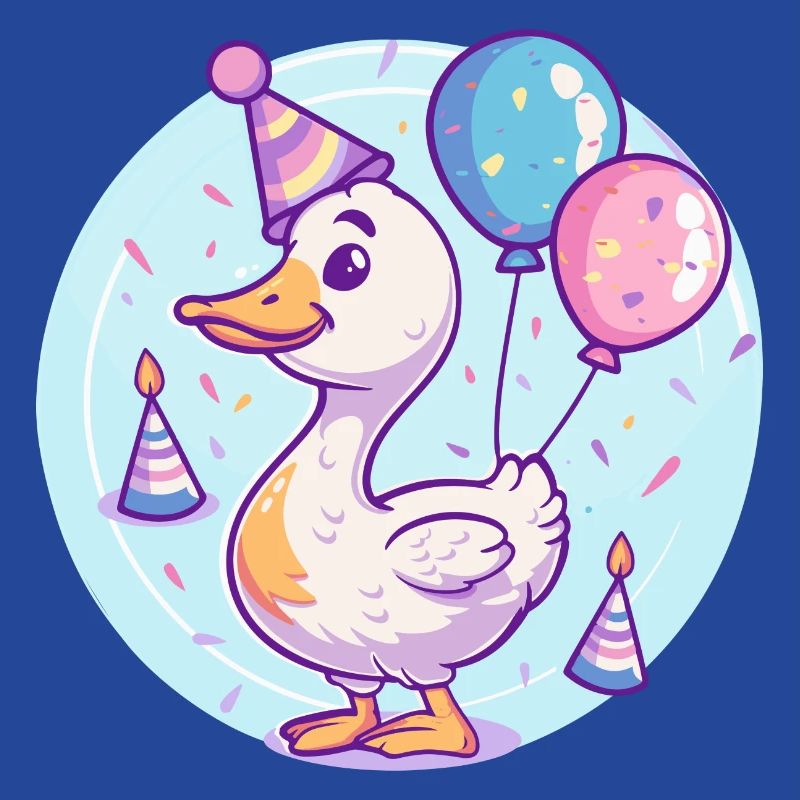 Gans Geburtstag Comic