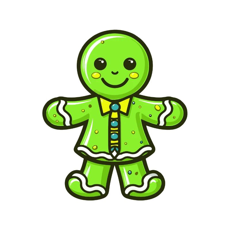 Gingerbread Man Biscuit Christmas Baking