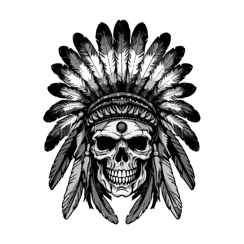 Crâne d’Indien Apache