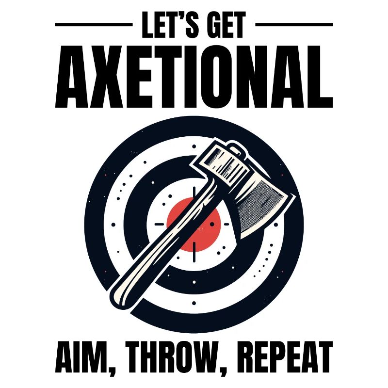 Axe axe de lancer Bullseye Aim Throw Repeat