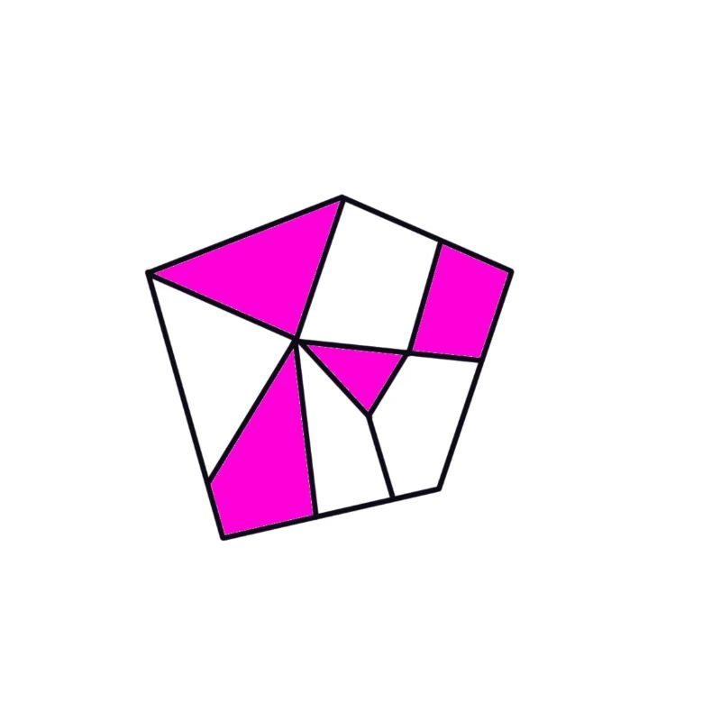 Cool pentagon. Gift idea