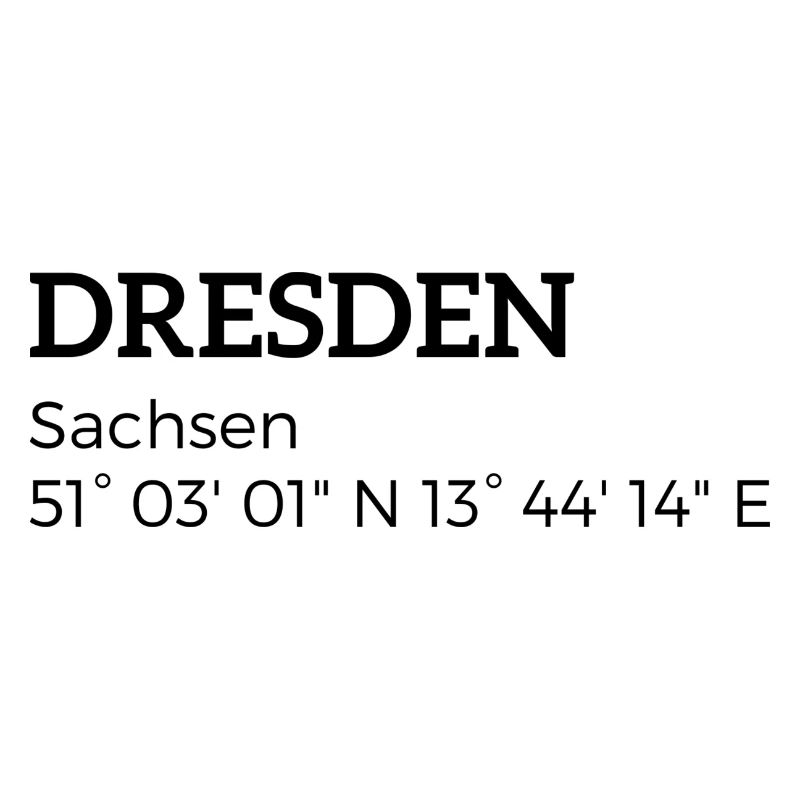 Dresden Saxony coordinates