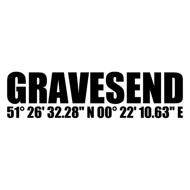 Gravesend coordinates