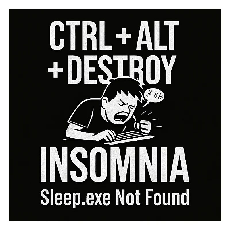 Insomnia Meme Graphic Tee