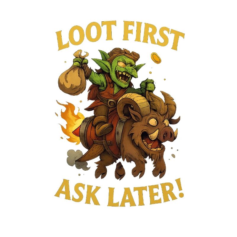 Loot First, Ask Later