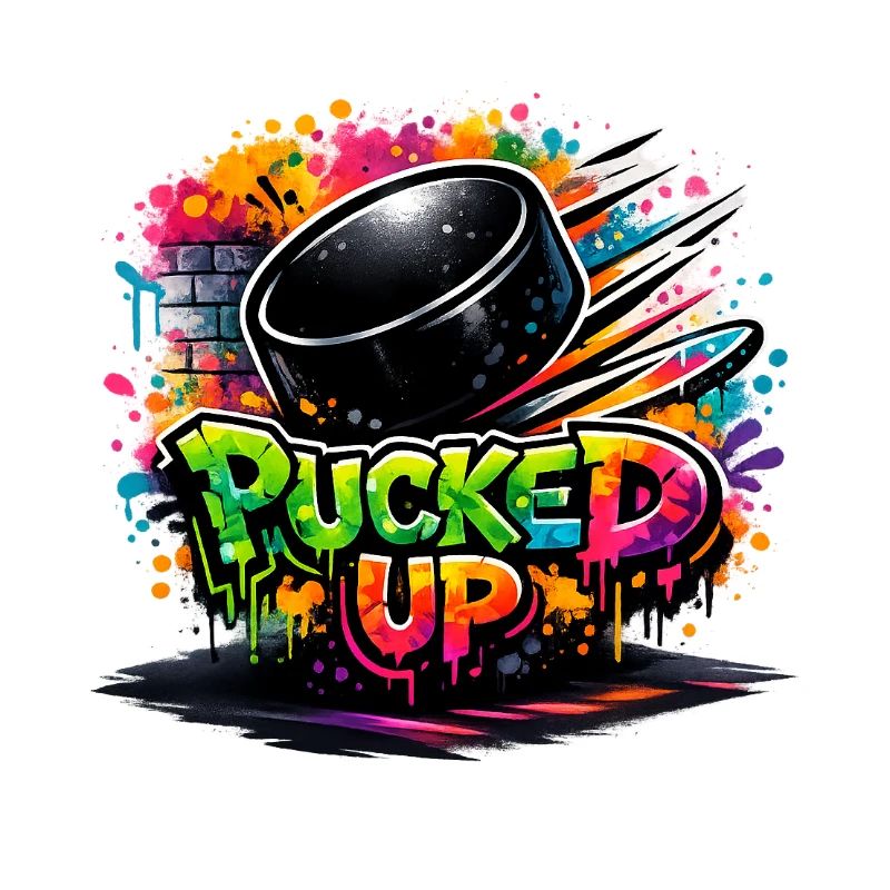 Puck de graffiti complètement déformé