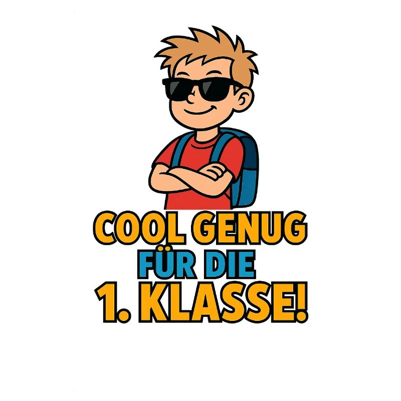 Cool enough for 1st grade boy son pride