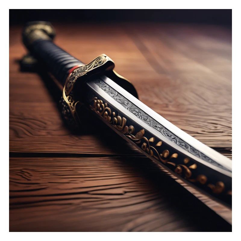 Samurai Sabre Poster Design