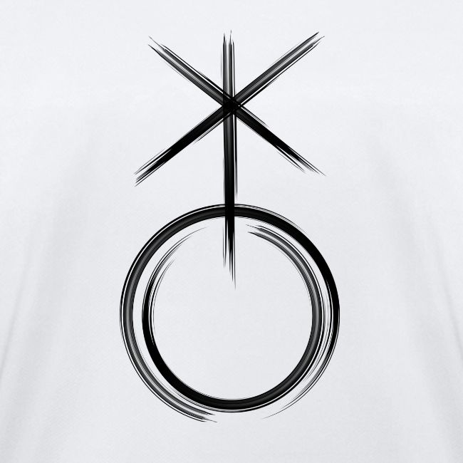 Symbol nonbinär schwarz