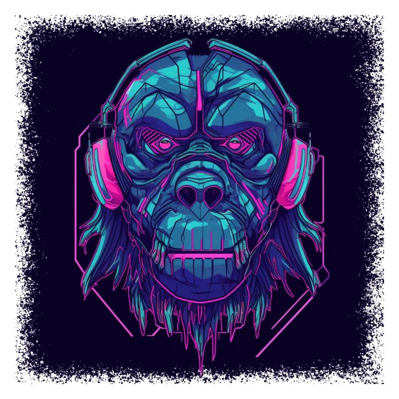 Birthday Monkey Ape Gift Happy Statement Bday
