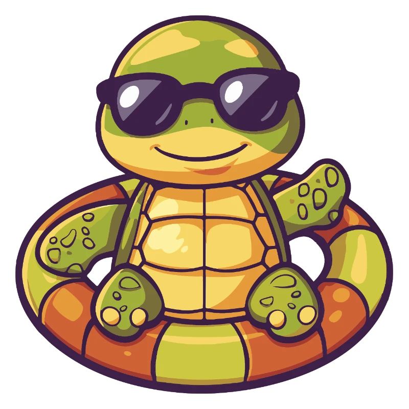 Turtle Comic Cool