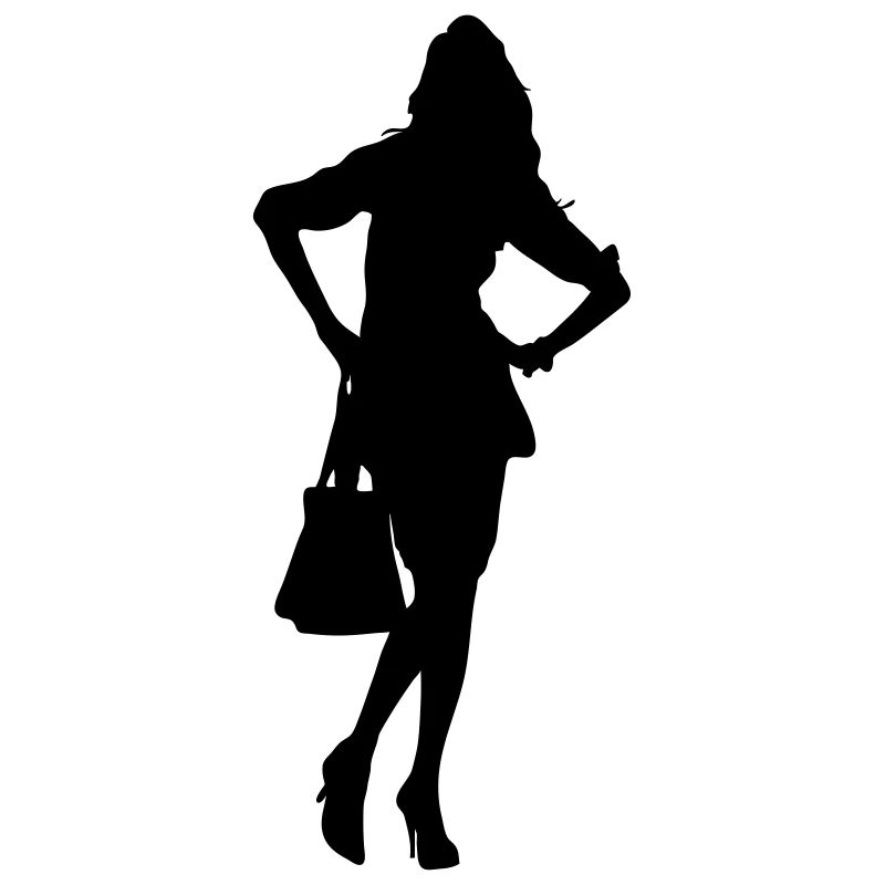 Frau Körper Silhouette Vektor-Design
