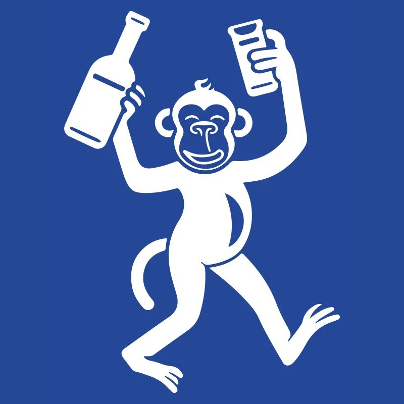 Affe Bier Lustig Junggesellenabschied