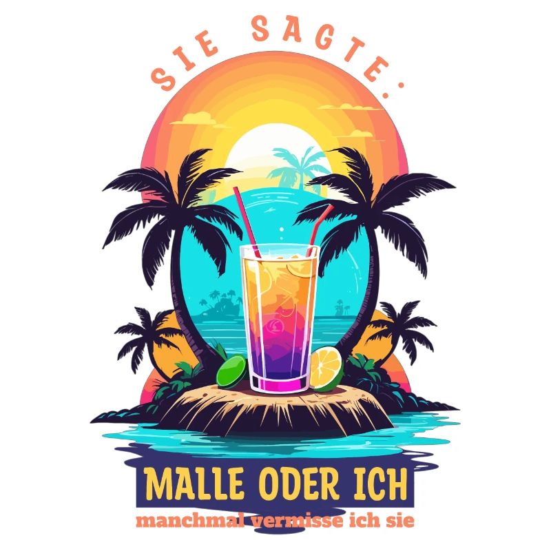Sie sagte. Malle oder ich