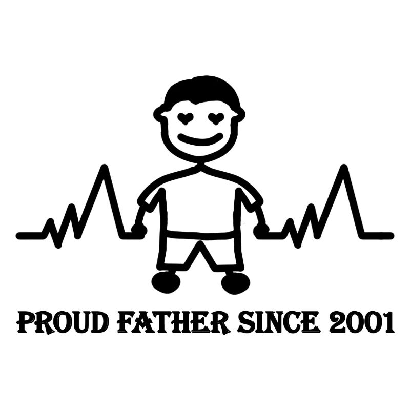 Stolzer Vater seit 2001 eines Jungen