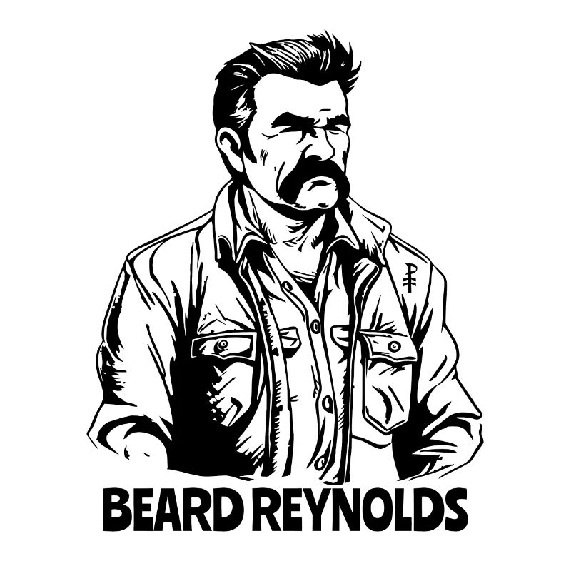 Männlicher Mann, Schnurrbart BEARD REYNOLDS