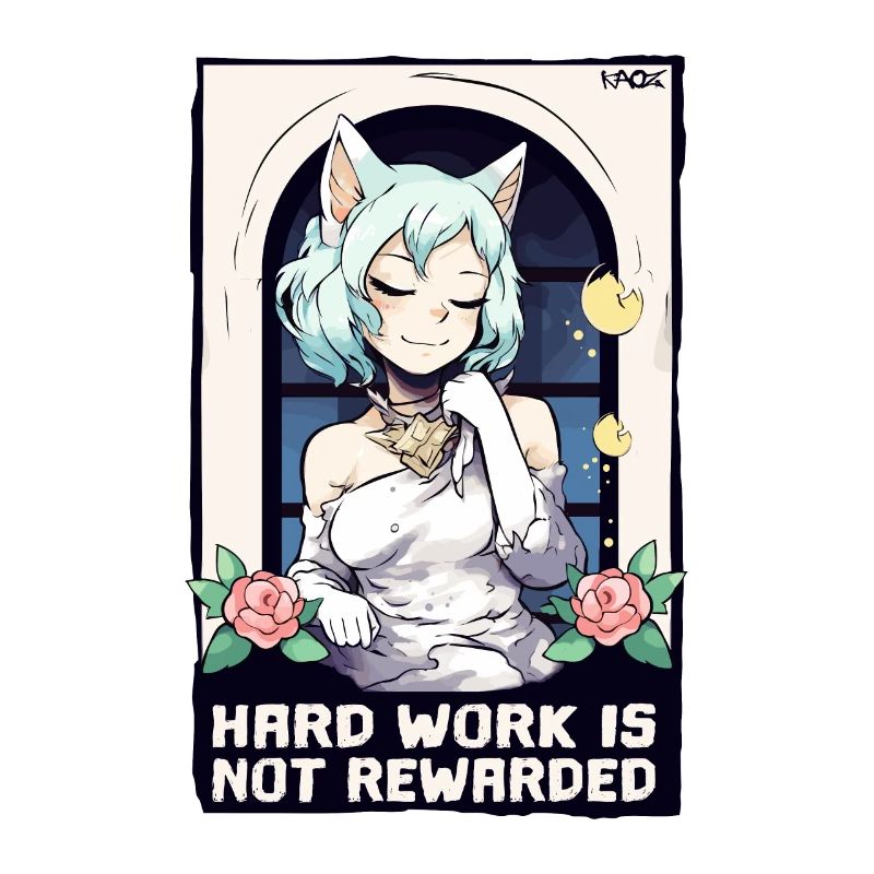 Katzen Mädchen: Harte Arbeit wird nicht belohnt