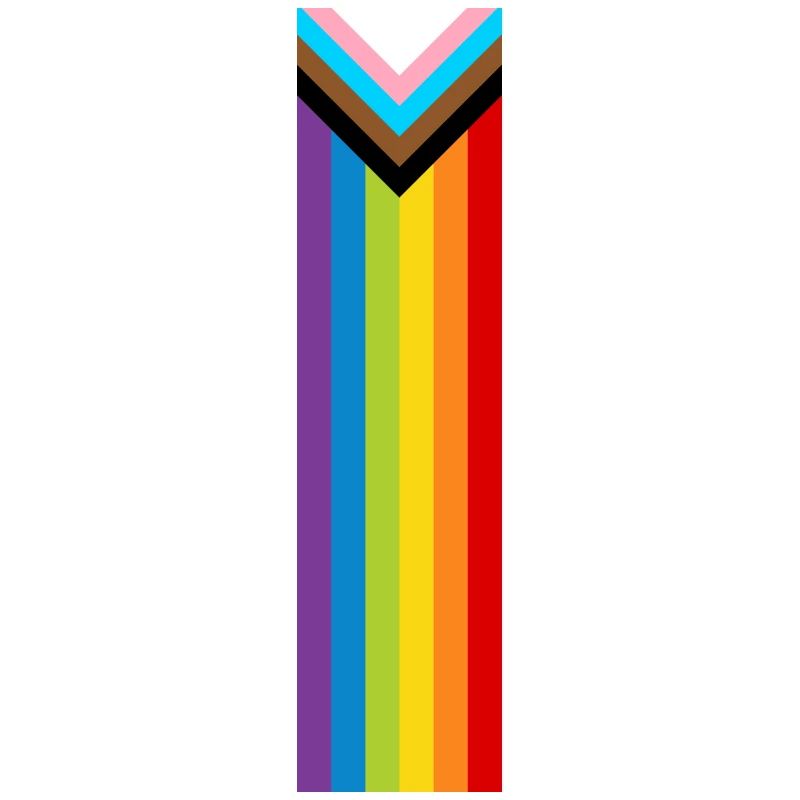 Drapeau de la fierté LGBTQ + Nouveau drapeau de progrès arc-en-ciel