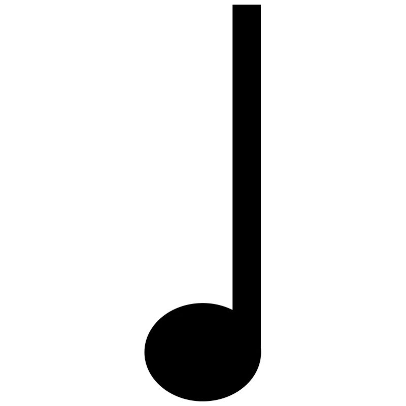 Quarter note music