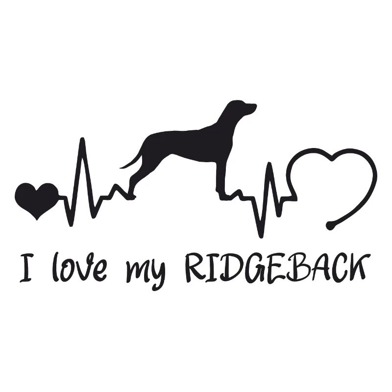 Rhodesian Ridgeback mit Herzschlag