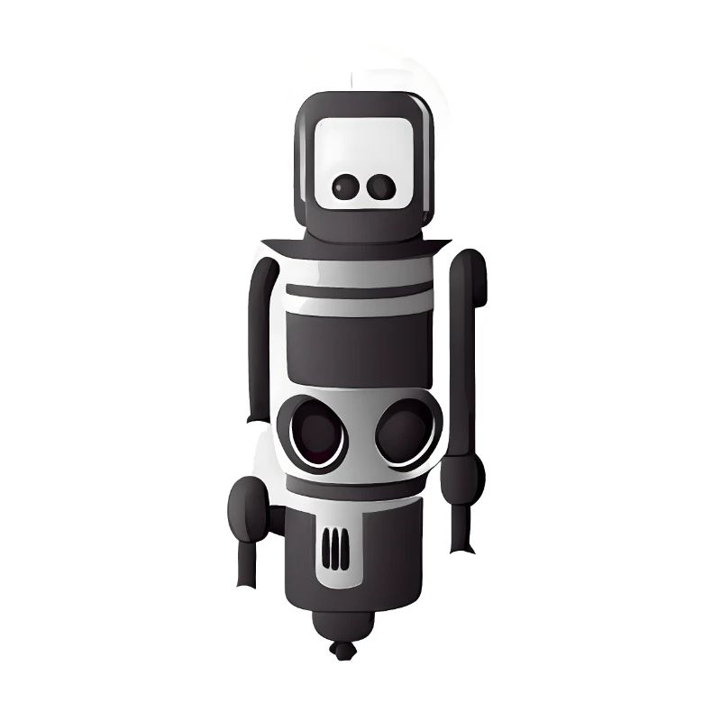 Roboter schwebend