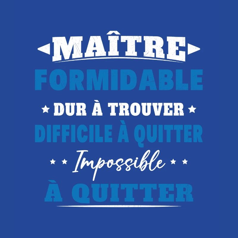 Maître formidable idée cadeau maître d'école