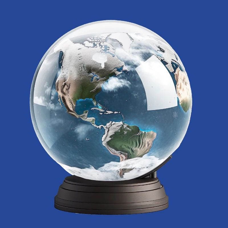 Trapped in a snow globe