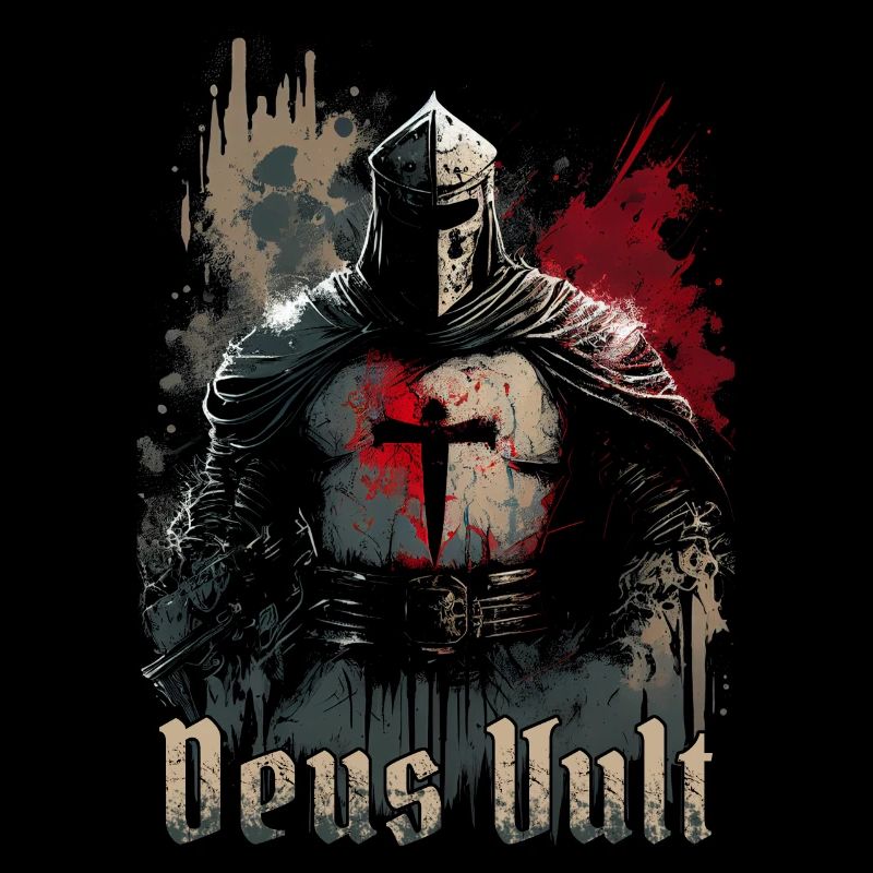 Deus Vult Crusaders Knights Templar Middle Ages
