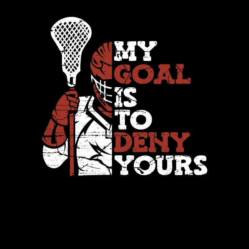 Mon but est de refuser le vôtre Intercrosse Lax Player