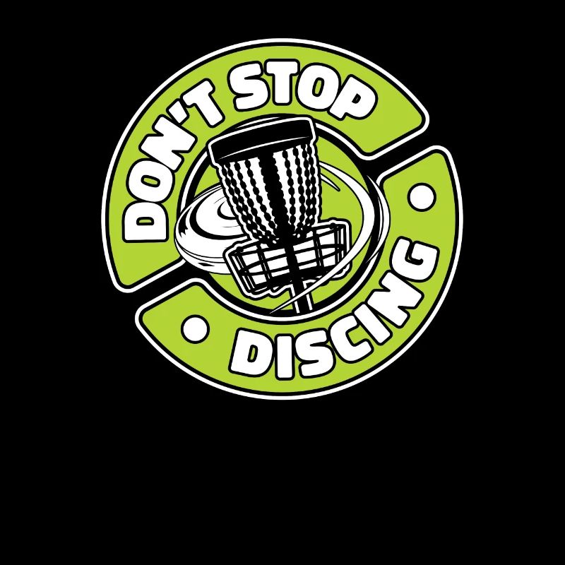 N’arrêtez pas de discing Disc Golfer Frisbee Golf