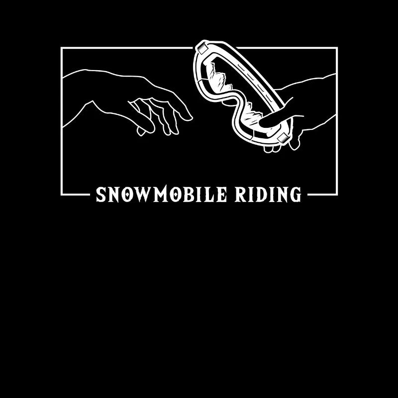 Michelangelo Création d’Adam Snowmobile Driver