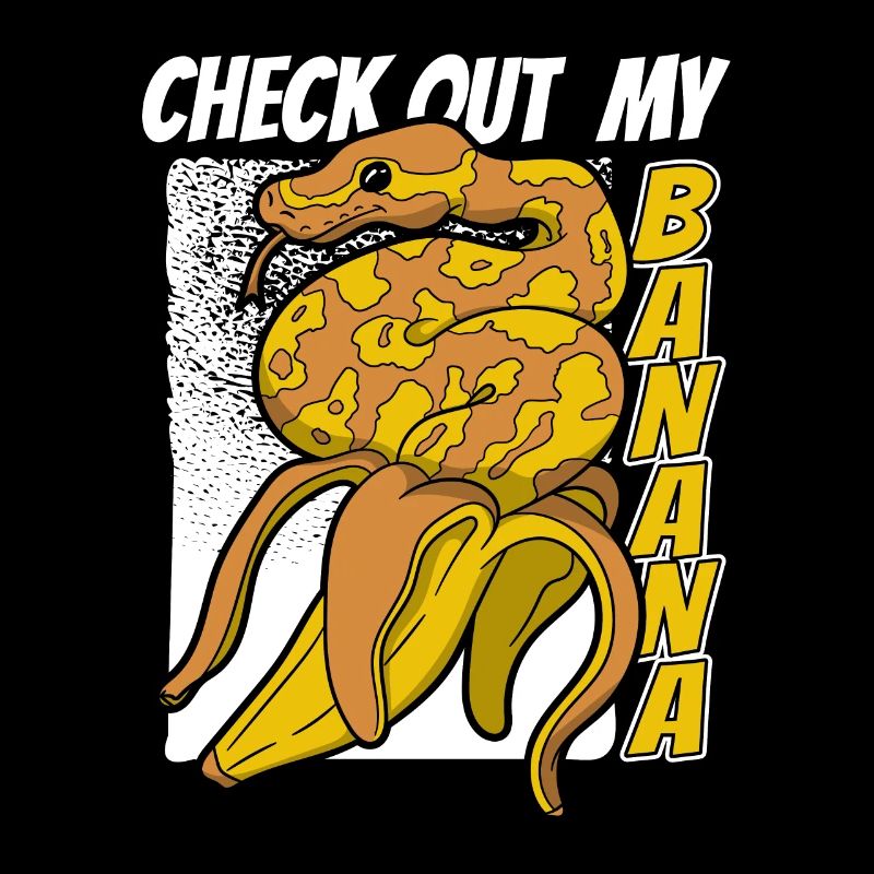 Check Out My Banana Python Snake Banana Ball