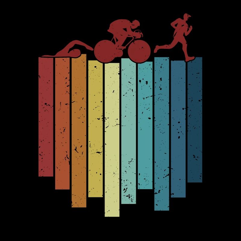 Retro Training Triathlonrad Triathlet Profi