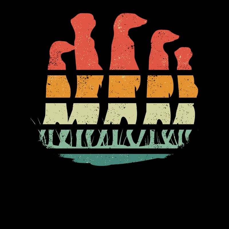 Suricate animal grattant