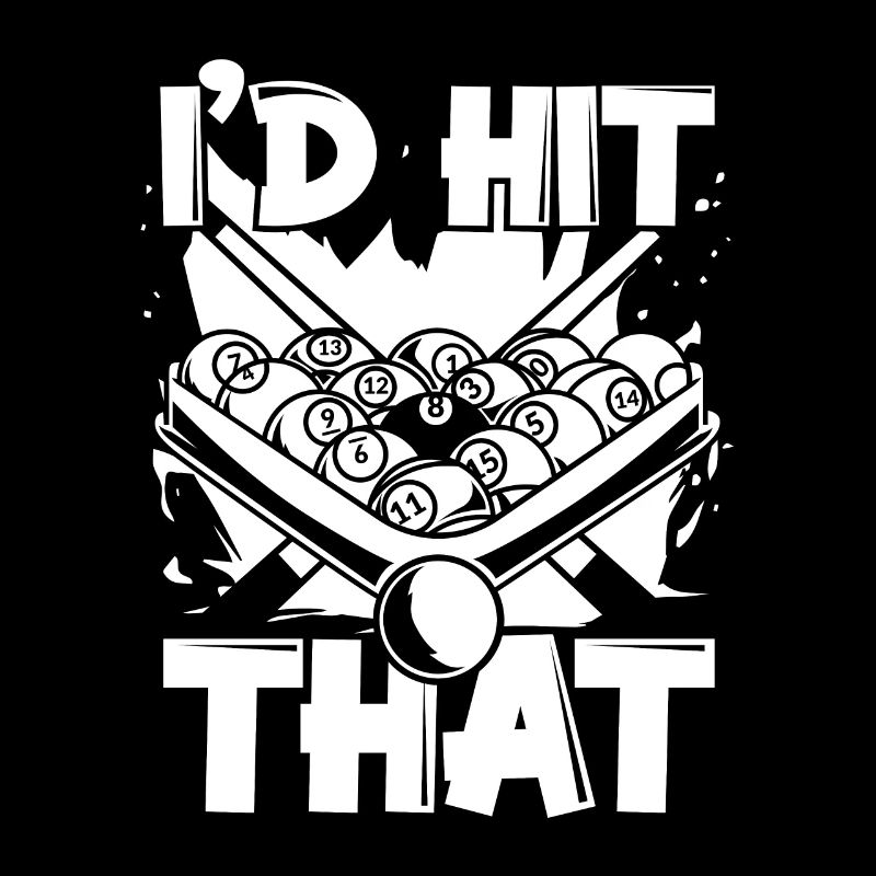 J’avais frappé ce billard de billard